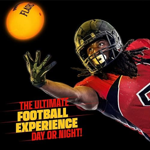 Light Up Football - Glow in the Dark Ball - NO 6 - Boys Gifts - Outdoor Sports, Birthday Gifts for Boys 8-15+ Year Old - Kids Teenage Youth Gift Ideas - Boy Toys Stuff Ages 8 9 10 11 12 13 14 15 thumbnail 7