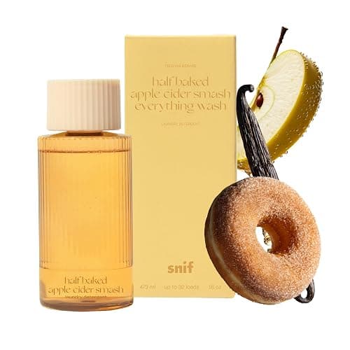 Snif Apple Cider Scented Liquid Laundry Detergent, Non-Toxic, 32 Loads, 16oz - Image 1