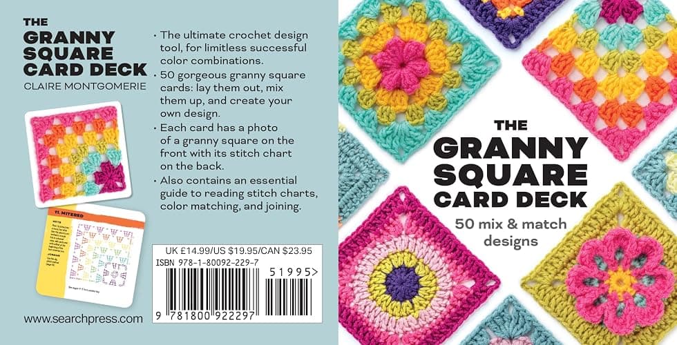 The Granny Square Card Deck: 50 mix and match designs thumbnail 16