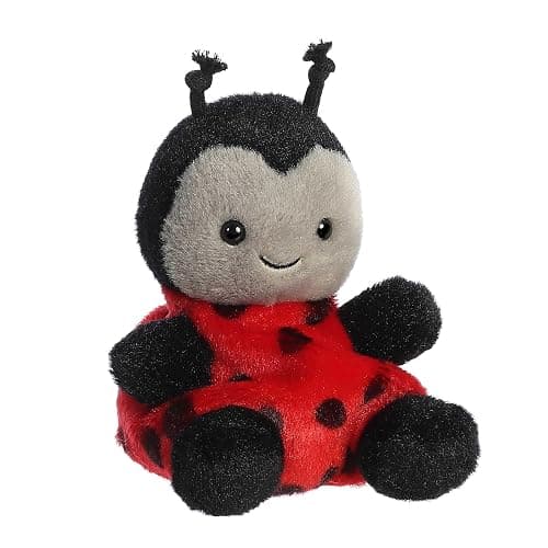 Aurora® Adorable Palm Pals™ Lil Spots Ladybug™ Stuffed Animal - Fun Collectible Plush for Kids and Adult Collectors - Perfect for Decorating Rooms and Birthday Gifts - Red 4.5 Inches thumbnail 2