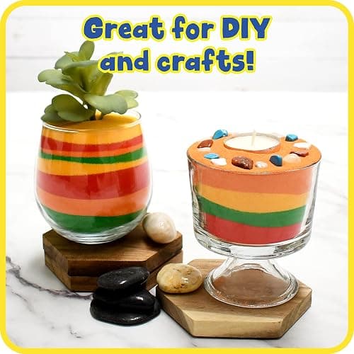READY 2 LEARN Colored Sand, Orange, 2.2 lbs, Play Sand for Kids | Perfect for Arts and Crafts and Sensory Bins thumbnail 3