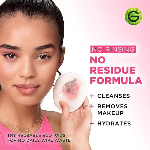 Garnier Micellar Cleansing Water, All-in-One Makeup Remover, Cleanses and Soothes Skin, Ideal for Face, Eyes & Lips, No Rinsing, For Dry & Sensitive Skin, 400ml thumbnail 3