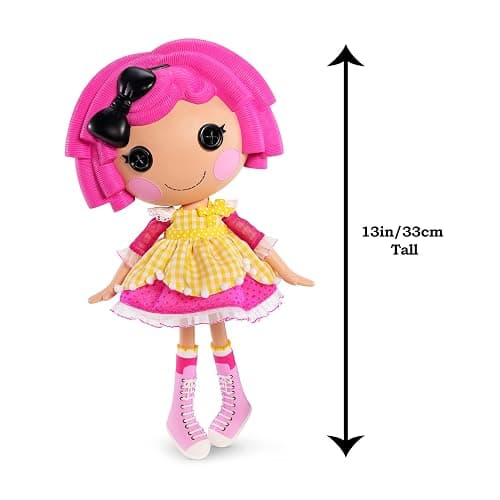Lalaloopsy Doll- Crumbs Sugar Cookie & Pet Mouse, 13" Baker Doll with Pink Hair, Pink and Yellow Outfit & Accessories, Reusable House Playset- Gifts for Kids, Toys for Girls Ages 3 4 5+ to 103 thumbnail 2