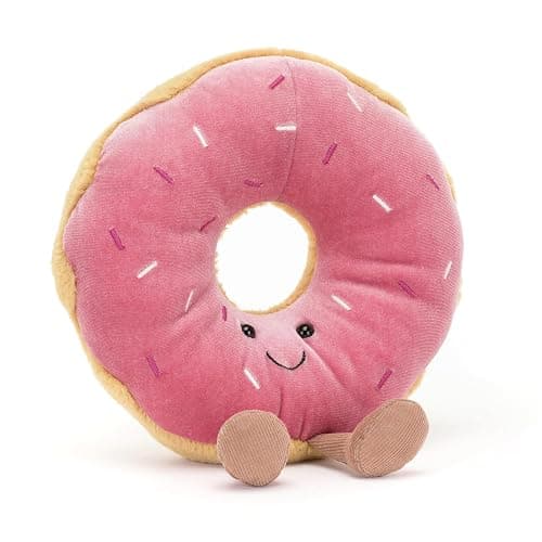 Jellycat Amuseables Doughnut Stuffed Toy, 7 inches - Pastry Plush - Fun Gift Idea - Image 1