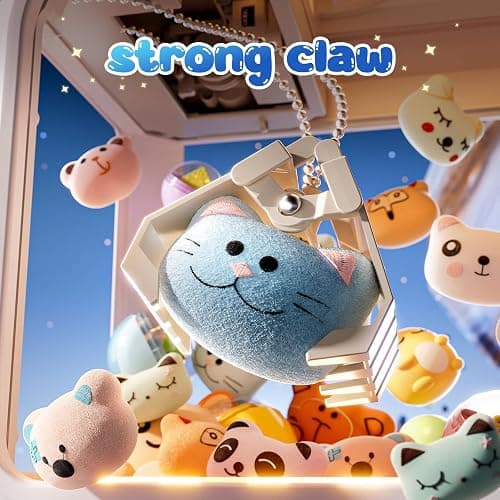 Skirfy Space Claw Machine for Kids, Mini Electronic Game Vending Machine,Candy Dispenser Game for Kids，Birthday for Girls Boys(Blue) thumbnail 2