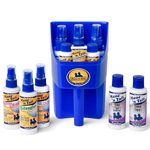 Mane 'n Tail Equine Sampler Set – 9 Travel-Size Products Including Original & Ultimate Gloss Shampoo, Conditioner, Detangler & More - Image 1