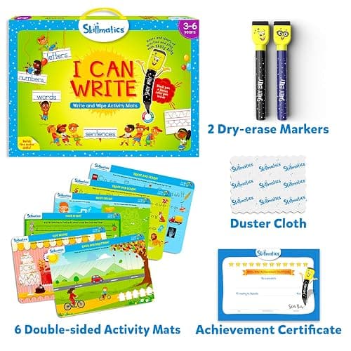 Skillmatics I Can Write - Reusable Preschool Learning Activities, Educational Toy and Game, Back to School Supplies, Gifts for Students, Kids, Toddlers Ages 3, 4, 5, 6 thumbnail 2