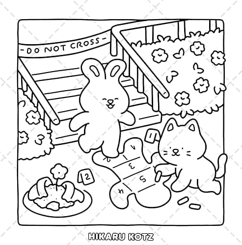 Silly Crimes: Cozy and Funny Coloring Book for Adults and Teens (Silly Funny Coloring Book) thumbnail 10