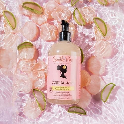 Camille Rose Curl Maker and Hair Defining Jelly, Marshmallow and Agave Leaf Extract, 355 ml (Pack of 1) thumbnail 3