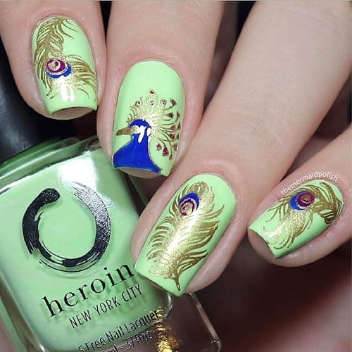 Whats Up Nails - Go for Gild Stamping Polish Gold Metallic Lacquer for Stamped Nail Art Design 7 Free Cruelty Free Vegan thumbnail 7