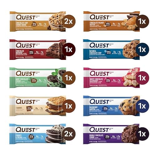 Quest Nutrition Ultimate Variety Pack Protein Bars, High Protein, Low Carb, Gluten Free, Keto Friendly, 12 Count thumbnail 2