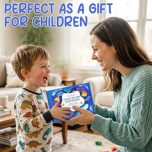 12pcs Bath Bombs for Kids – Bath Bombs with Toys Inside, Fun, Educational, and Child-Safe Natural Bath Bombs with Toys, Great Gift for Kids’ Birthdays & Christmas thumbnail 9