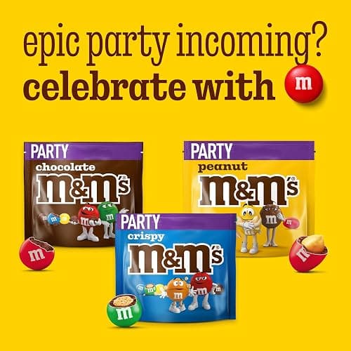 M&M's Crispy Milk Chocolate Sweets Bulk Sharing Snacks Party Bag 675g | Classic Milk Chocolate with Crunchy Centre Sweets, Bulk Sweets Bag, Crispy Chocolate Ideal Snacking & Treats thumbnail 8