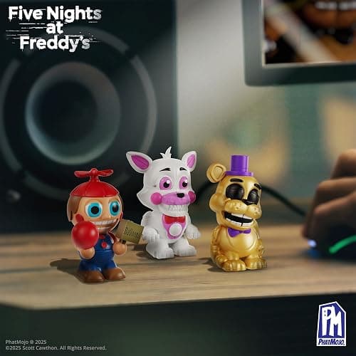 Five Nights At Freddy’s (FNAF) - Ultimate Grab N’ Go Bundle - Series 2 -Collectible Microfigures - Figure and Card Stand - Collectible Trading Cards - Sticker Sheet - Mini Toy Collector Set thumbnail 2