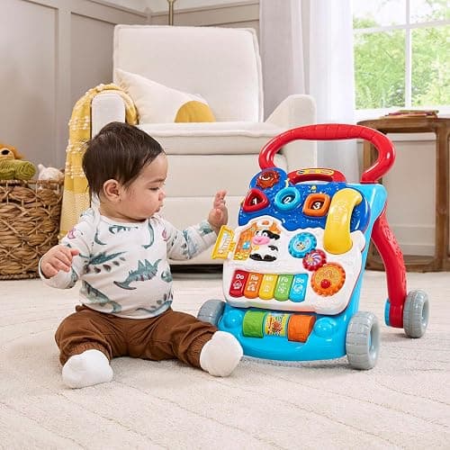 VTech Sit-to-Stand Learning Walker (Frustration Free Packaging), Blue thumbnail 11