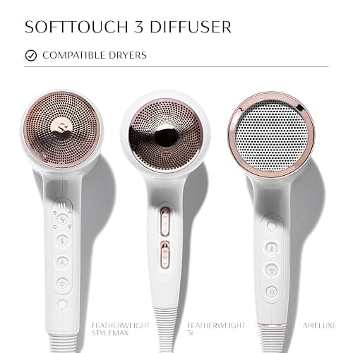T3 SoftTouch 3 Diffuser | Compatible with T3 AireLuxe, T3 Featherweight StyleMax & T3 Featherweight 3i Hair Dryers only | Volumize, Define Curls and Eliminate Frizz for Wavy, Curly or Coily Hair thumbnail 6