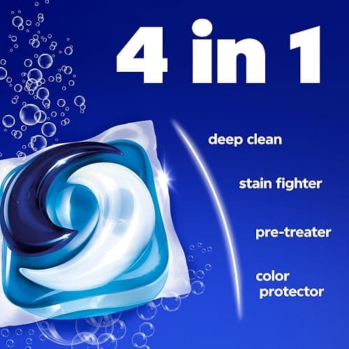 Tide 4-in-1 Ultra Oxi PODS Laundry Detergent Pacs, 85 Count, HE Compatible, Built in Pre-treater for Stains thumbnail 2