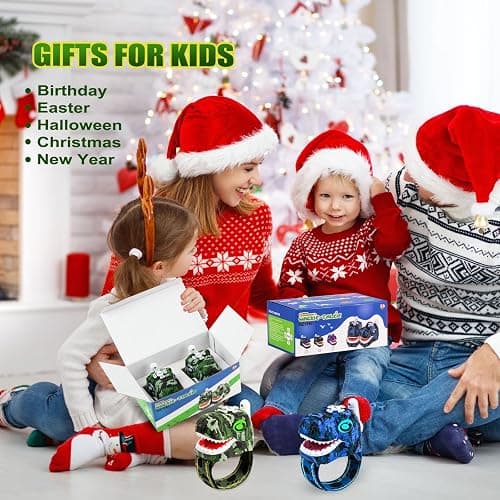 AZYFEI Dinosaur Walkie Talkies for Kids 2 Way Radios Toys for Boys Girls Ages 3-12 Long Range, 3 Channels Outdoor Adventure, Camping, Hiking Gifts Birthday Gifts Christmas Stocking Stuffers thumbnail 7