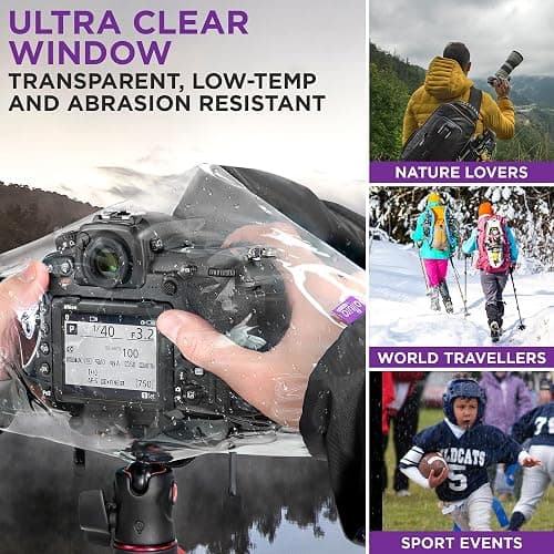Altura Photo Professional Waterproof Camera Rain Cover for Canon Nikon Sony DSLR & Mirrorless Cameras and Lenses, Photography Camera Accessories thumbnail 4