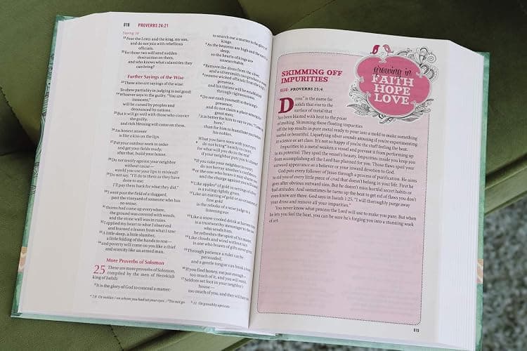 NIV, Bible for Teen Girls, Hardcover: Growing in Faith, Hope, and Love – The Perfect Christian Faith Gift for Your Teenage Girl, Age 13-18 thumbnail 8