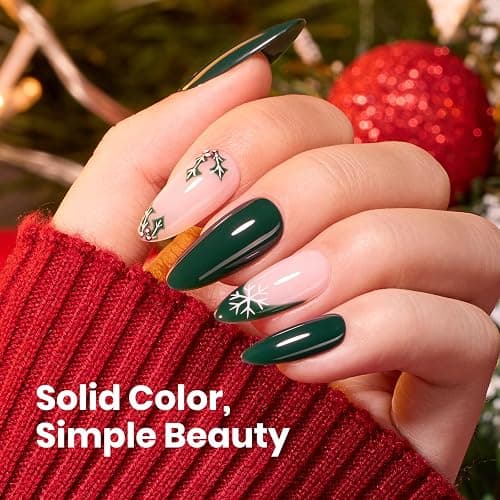 Beetles Green Gel Nail Polish 0.51OZ Dark Forest Green Gel Polish Color HEMA-Free Soak Off UV Nail Lamp Manicure Salon DIY Art Design Decoration at Home Gift for Women Urban Ivy thumbnail 4