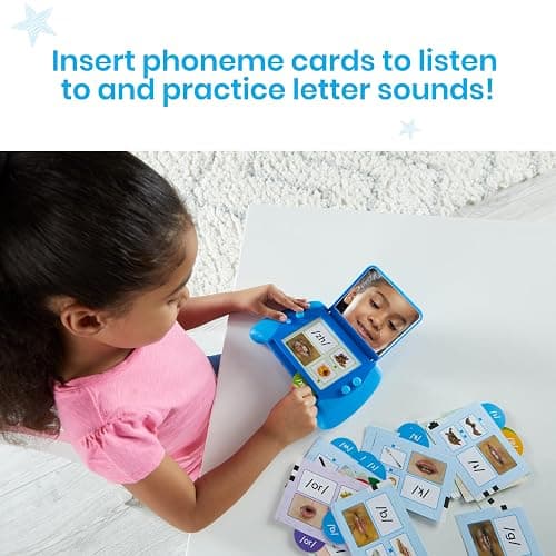 hand2mind Talking Mirror My Sounds Phoneme Set, Phonemic Awareness, Speech Therapy Materials, Phonics Manipulatives, Toddler Talking Flash Cards, Letter Sounds, Preschool Learning Activities thumbnail 6