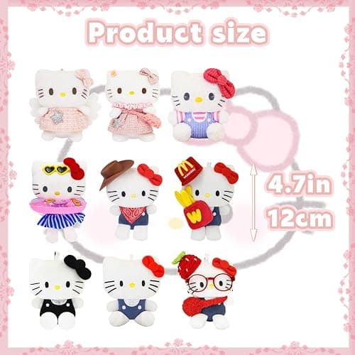Ahlsense Cute Plush Keychain, Soft Stuffed Animal Plush Keychain Gifts for Girls,Fans Christmas, New Year thumbnail 5