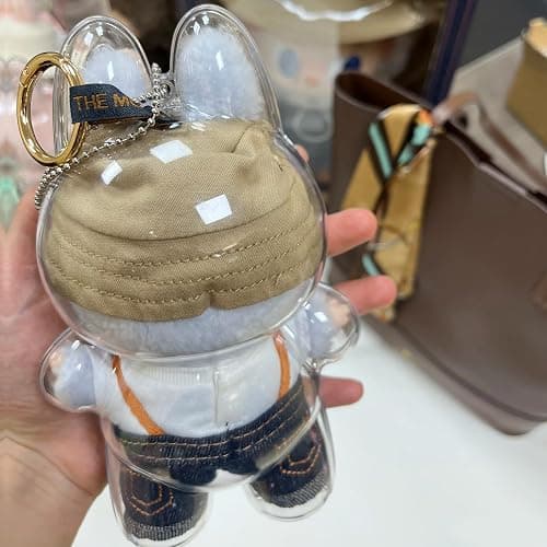Protective Case for LABUBU, The Monsters Exciting Macaron Acrylic Display Case Clear Protective Cover for Standing Figure thumbnail 5
