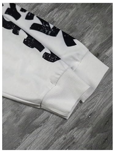 SHENHE Men's Y2K Graphic Long Sleeve Tees Crew Neck Hip Hop American Streetwear Baggy Sweat Tshirt Top thumbnail 4