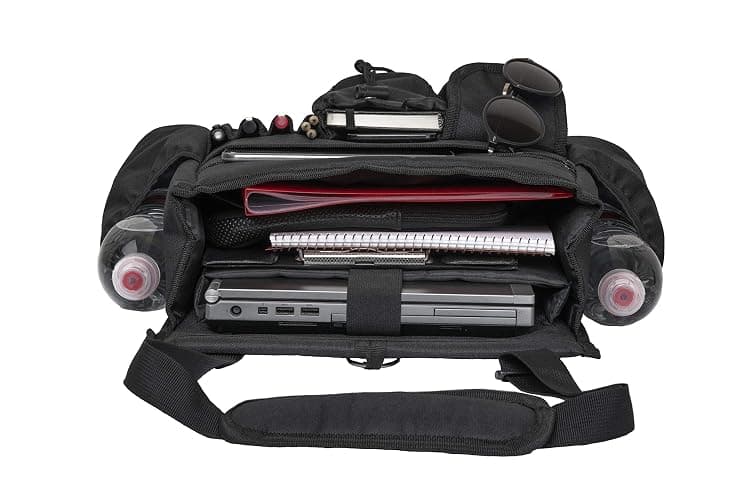 Tidify Back Seat Car Organizer with Dedicated Tablet and Laptop Storage Stabilizing Side Straps Soft Adjustable Shoulder Strap and Hardened Buckles Your Office Away from Office thumbnail 4