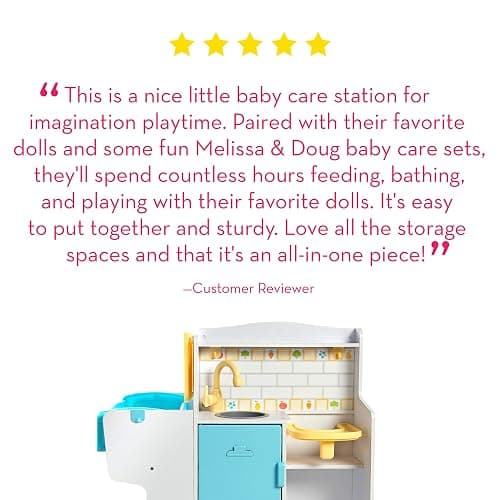 Melissa & Doug Mine to Love Baby Care Activity Center for Dolls - Kitchen, Nursery, Bathing-Changing thumbnail 5