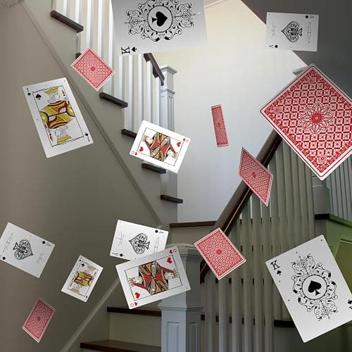 Soulchen 20 Pcs Wonderland Tea Party Decoration Hanging Wonderland Poker Cards Garland Decoration Background for Birthday Baby Shower Party Supplies - Image 1