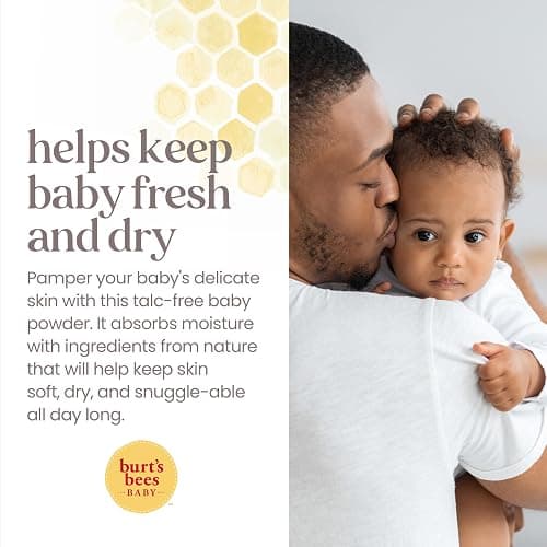 Burt's Bees Stocking Stuffers, Baby Dusting Powder, 100% Natural Origin, Talc-Free, Pediatrician Tested, 7.5 Ounces, Pack May Very thumbnail 4