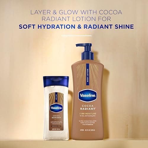 Vaseline Intensive Care Cocoa Radiant for Glowing Skin Body Gel Oil Made with Pure Cocoa Butter + Replenishing Oils 6.8 fl oz thumbnail 7