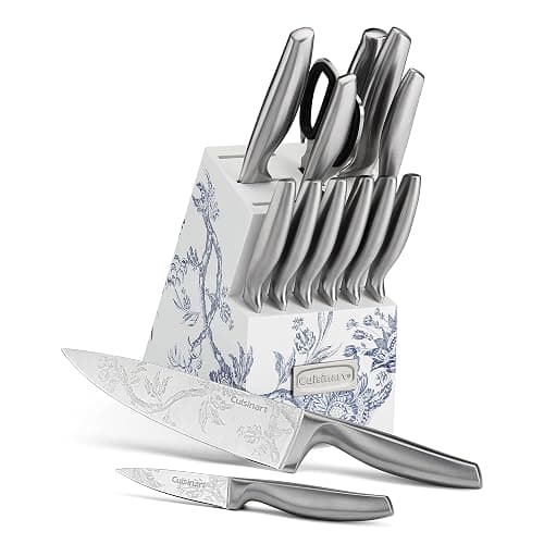 Cuisinart 15pc Caskata Collection™ Stainless Steel Hollow Handle Cutlery Block Set, C77SS-15PKCA - Image 1