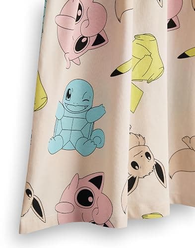 Pokemon Girls Dress Pack of 2 | Dark Grey & Tan Short Sleeve Summer Dresses Graphic Daywear - 7-8 Years thumbnail 7