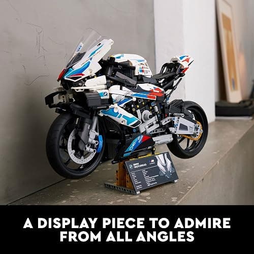 LEGO Technic BMW M 1000 RR 42130 Motorcycle Model Kit for Adults, Build and Display Set with Authentic Features, Motorcycle Gift Idea thumbnail 5