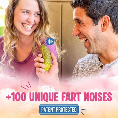 DR DINGUS Farting Pickle Toy - +100 Unique Farts - Hilarious Laughs - Novelty Gag Gift for Friends Family Coworkers Office Students Classroom thumbnail 3