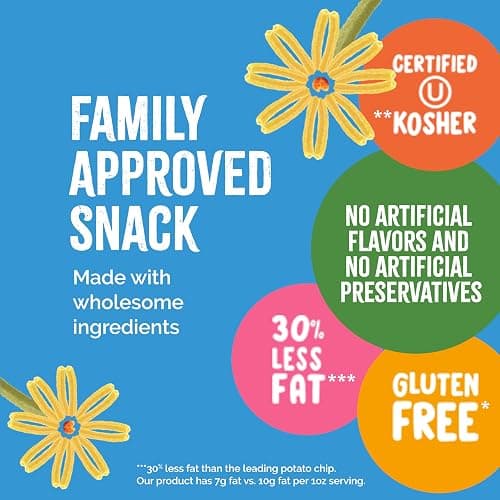 Sensible Portions Garden Veggie Snacks - Veggie Straws, Snack Size Variety Pack, Sea Salt & Zesty Ranch, 1 Oz (Pack of 24) thumbnail 5