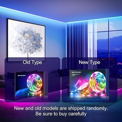 Mexllex LED Strip Lights 10M (1X10M) APP Control Colour Changing LED Lights with Remote, Music Sync Built-in Mic, SMD RGB Light Strips RGB LED Strip, Led Lights for Bedroom Home Decoration thumbnail 2