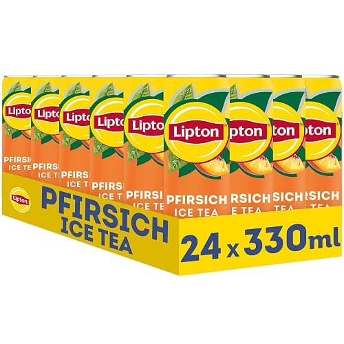LIPTON ICE TEA Peach, Ice Tea mit Pfirsich Geschmack, Einweg (24 x 0.33 L) (Verpackungsdesign kann abweichen) thumbnail 2