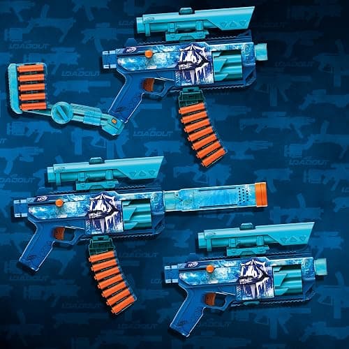 Nerf Loadout FrostFusion Blaster, 4 Interchangeable Attachment Accessories, 30 Nerf N1 Darts, Kids Outdoor Toys, Ages 8+ (Amazon Exclusive) thumbnail 11