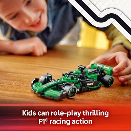 LEGO Speed Champions Kick Sauber F1 Team C44 Race Car Toy - Building Set for Kids, Boys & Girls, Ages 10+ - Toy Car for F1 Fans - Gift Idea for Birthday - 77247 thumbnail 2