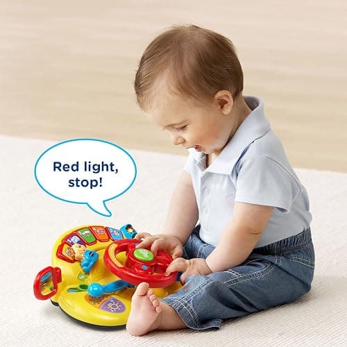 VTech Turn and Learn Driver (Frustration Free Packaging), Yellow thumbnail 4