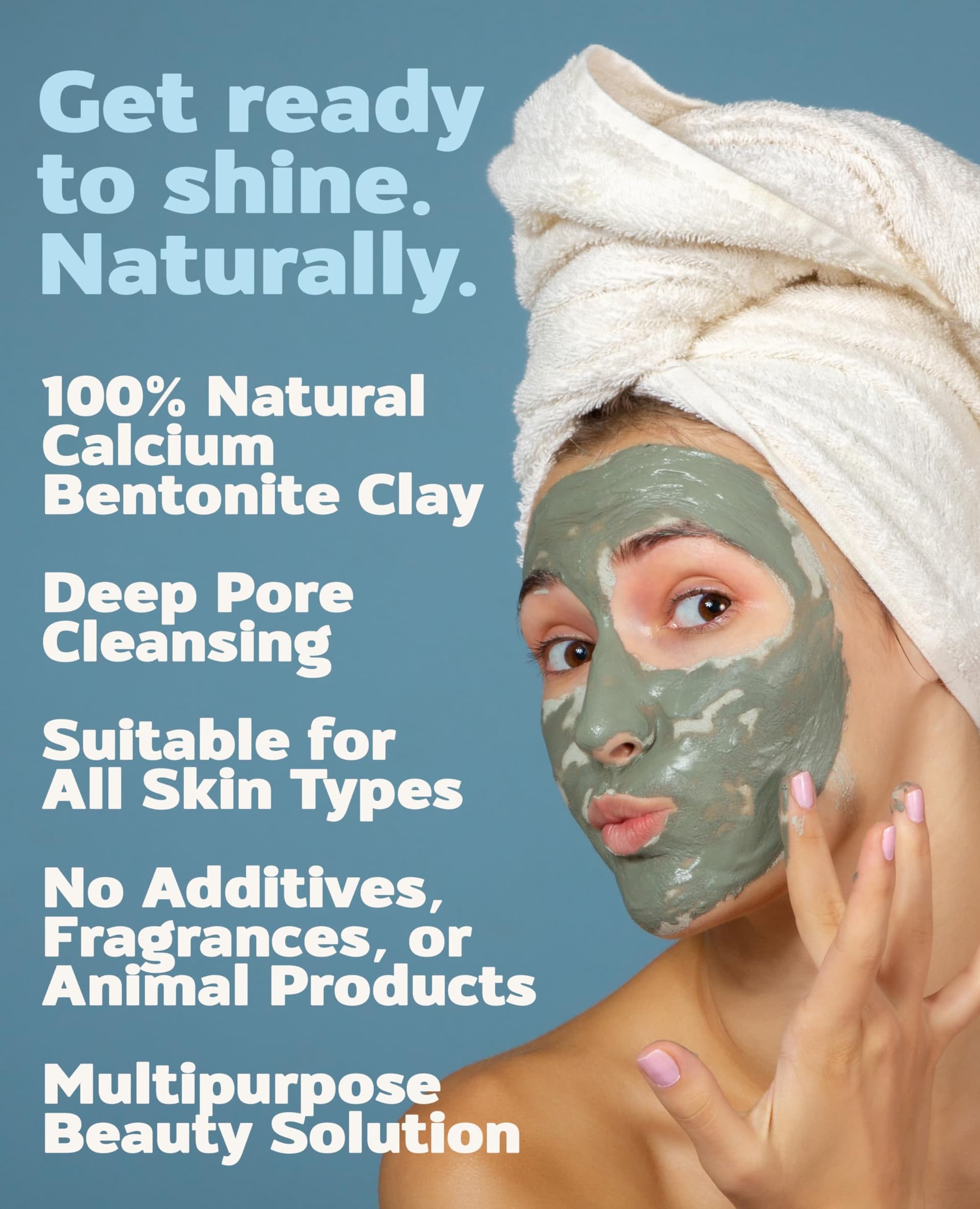 Aztec Secret – Indian Healing Clay 1 lb – Deep Pore Cleansing Facial & Body Mask – The Original 100% Natural Calcium Bentonite Clay – New Version 2 thumbnail 4