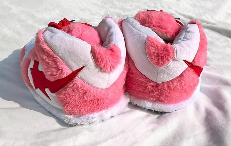 CUTEGAL Sneaker Slippers Star Fluffy Shoes Memory Foam One Size Indoor Comfy and Trendy for Men Unisex Home Pantuflas thumbnail 7