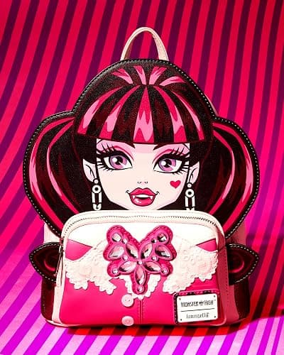Loungefly Mattel: Monster High - Draculaura Cosplay Mini-Backpack, Amazon Exclusive thumbnail 8