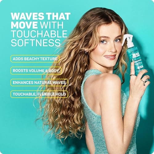 Marc Anthony Beach Volume, Sea Salt Texturizing Hair Spray for Waves | Lightweight, Soft Hold Texturizing Hairspray for Straight & Wavy Hair - Adds Texure, Waves & Volume for Women & Men thumbnail 5
