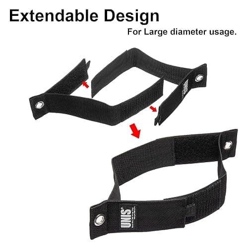 8 Pack Heavy Duty Large 13-inch Extension Cord Storage Extendable Cable Ties Strap Loop Hanger Organizer for Cable, Hose, Power Cord, and Rope thumbnail 5