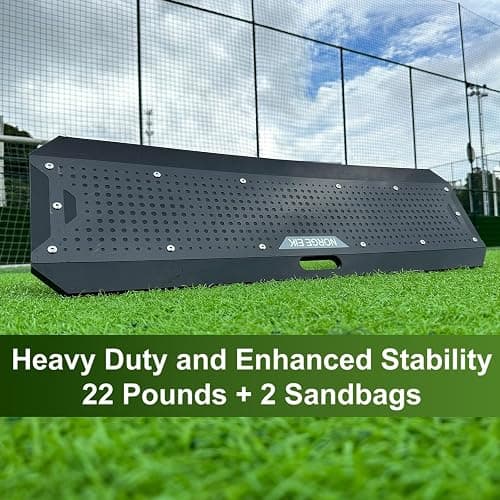 Norge Eik SteelRebound: Stainless Steel Soccer Rebounder with HDPE Board - Enhanced Rebound Performance, Stability, and Durability - Soccer Training Equipment thumbnail 2